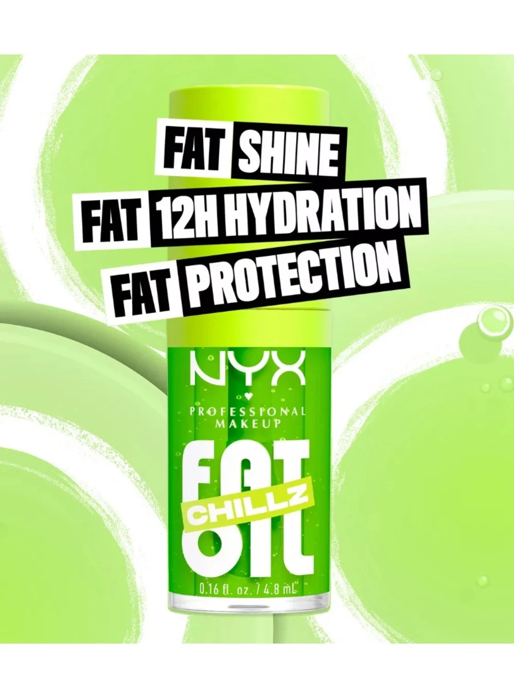 NYX Fat Oil Lip Drip Chillz Cooling Lip Oil Duo 4.8ml X 2 BRAND NEW
